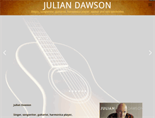 Tablet Screenshot of juliandawson.com